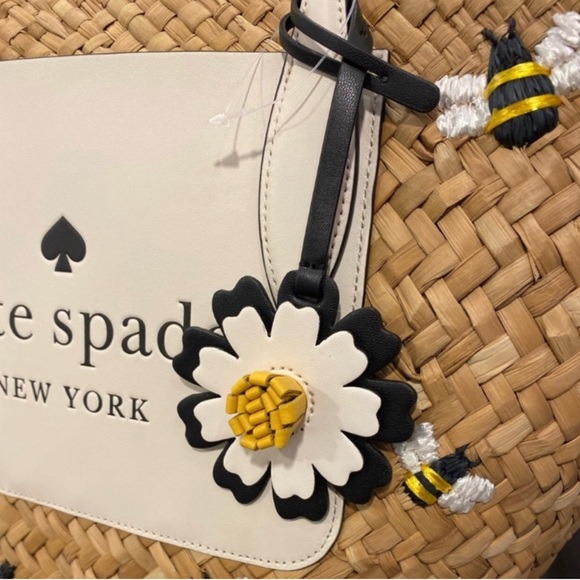 kate spade Bags Nwt Kate Spade Honey Bee Straw Tote Novelty Large Beach Summer Bag Poshmark